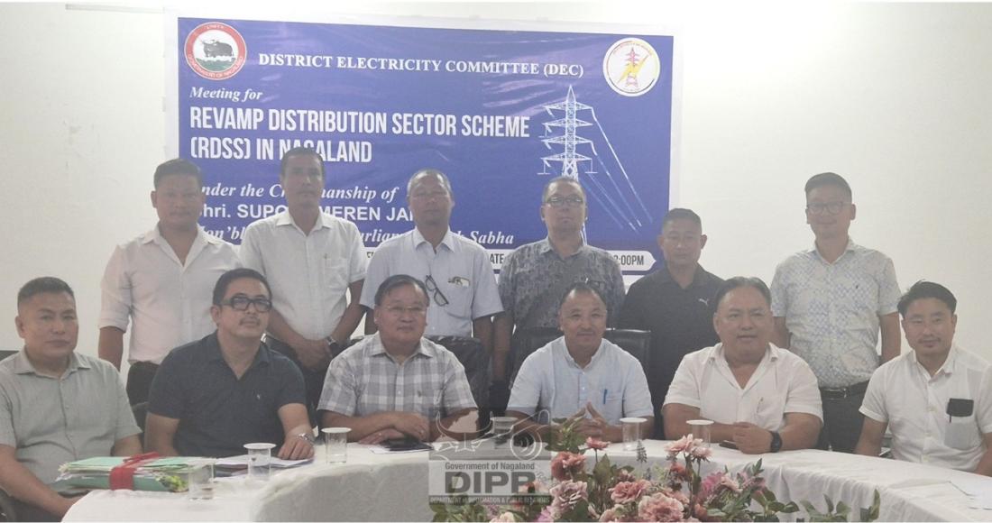 SUPONGMEREN JAMIR CHAIRS FIRST DEC MEETING ON RDSS IN DIMAPUR