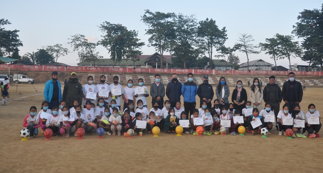 Girls Football Coaching Camp at Phek
