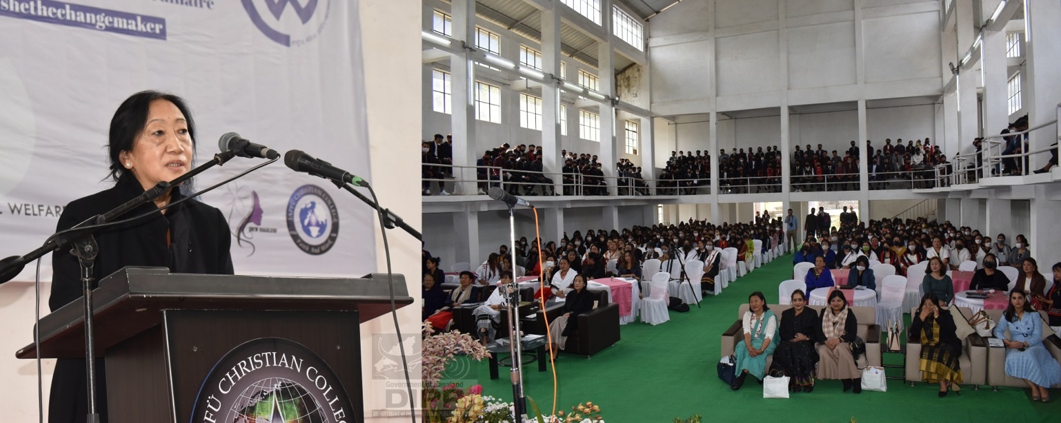 International Women’s Day at Japfu Christian College, Kigwema | DIPR ...