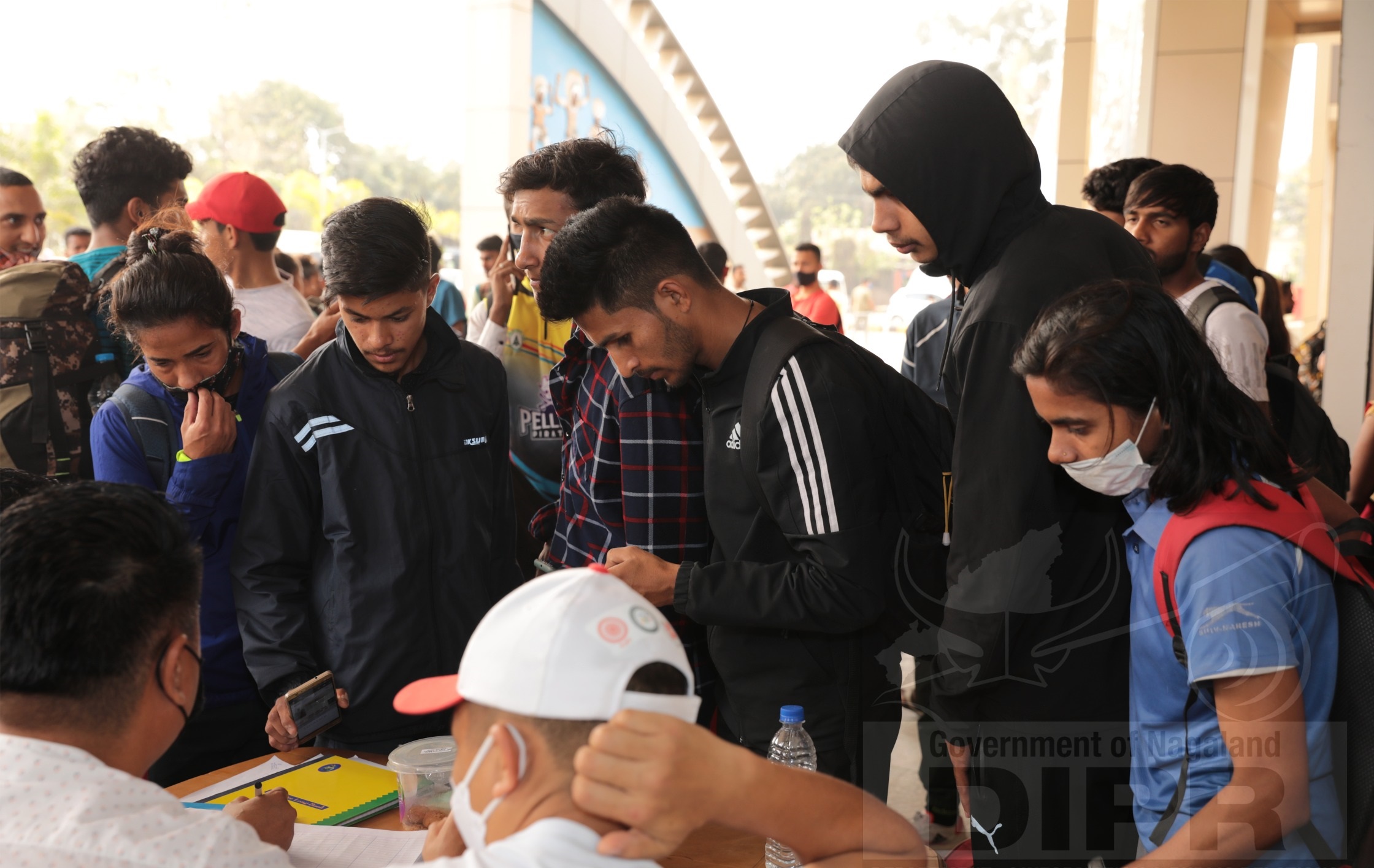 NATIONAL AND INTERNATIONAL PARTICIPANTS FOR THE SACCC AND NCCC REGISTERING ON ARRIVAL AT DIMAPUR