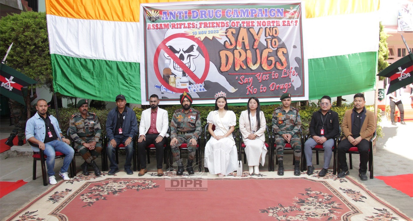 13TH ASSAM RIFLES INITIATES ANTI-DRUG CAMPAIGN IN KOHIMA