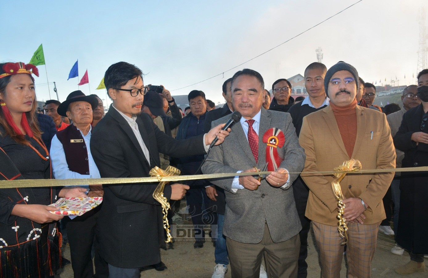 ADVISOR G. IKUTO ZHIMOMI INAUGURATES NIGHT CARNIVAL CUM ZUNHEBOTO DISTRICT GOLDEN JUBILEE CELEBRATION