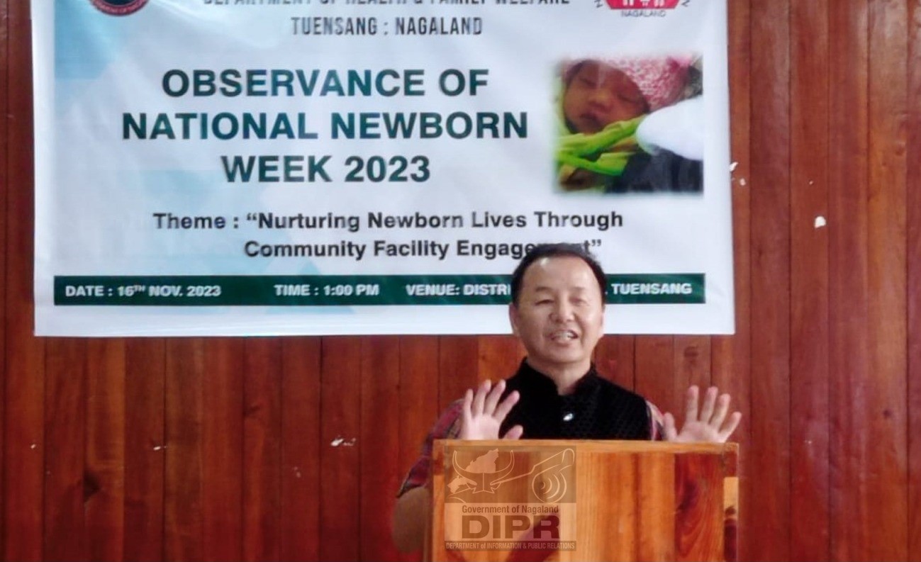 NATIONAL NEWBORN WEEK 2023 CELEBRATED AT DISTRICT HOSPITAL TUENSANG