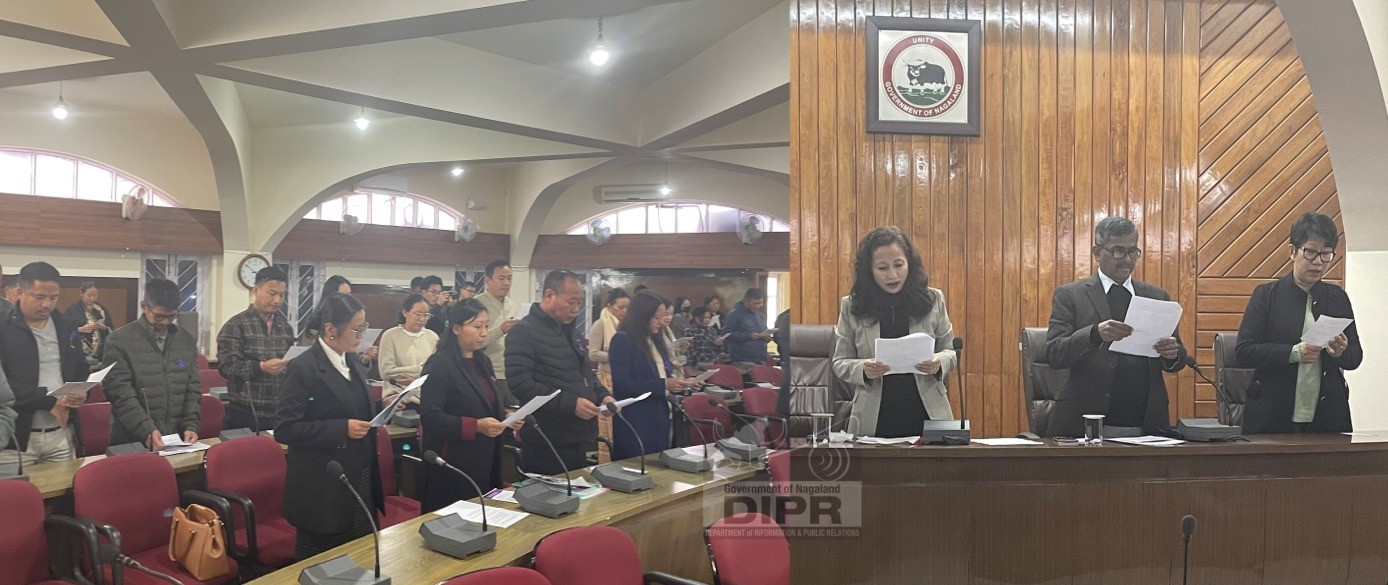 OFFICERS AND STAFFS OF CIVIL SECRETARIAT NAGALAND TOOK PLEDGE TO END VIOLENCE AGAINST WOMEN