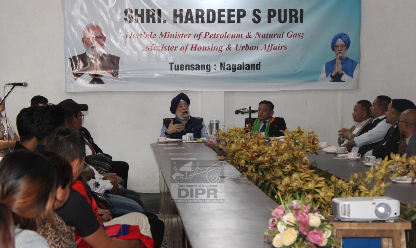 HARDEEP S PURI VISITED TUENSANG