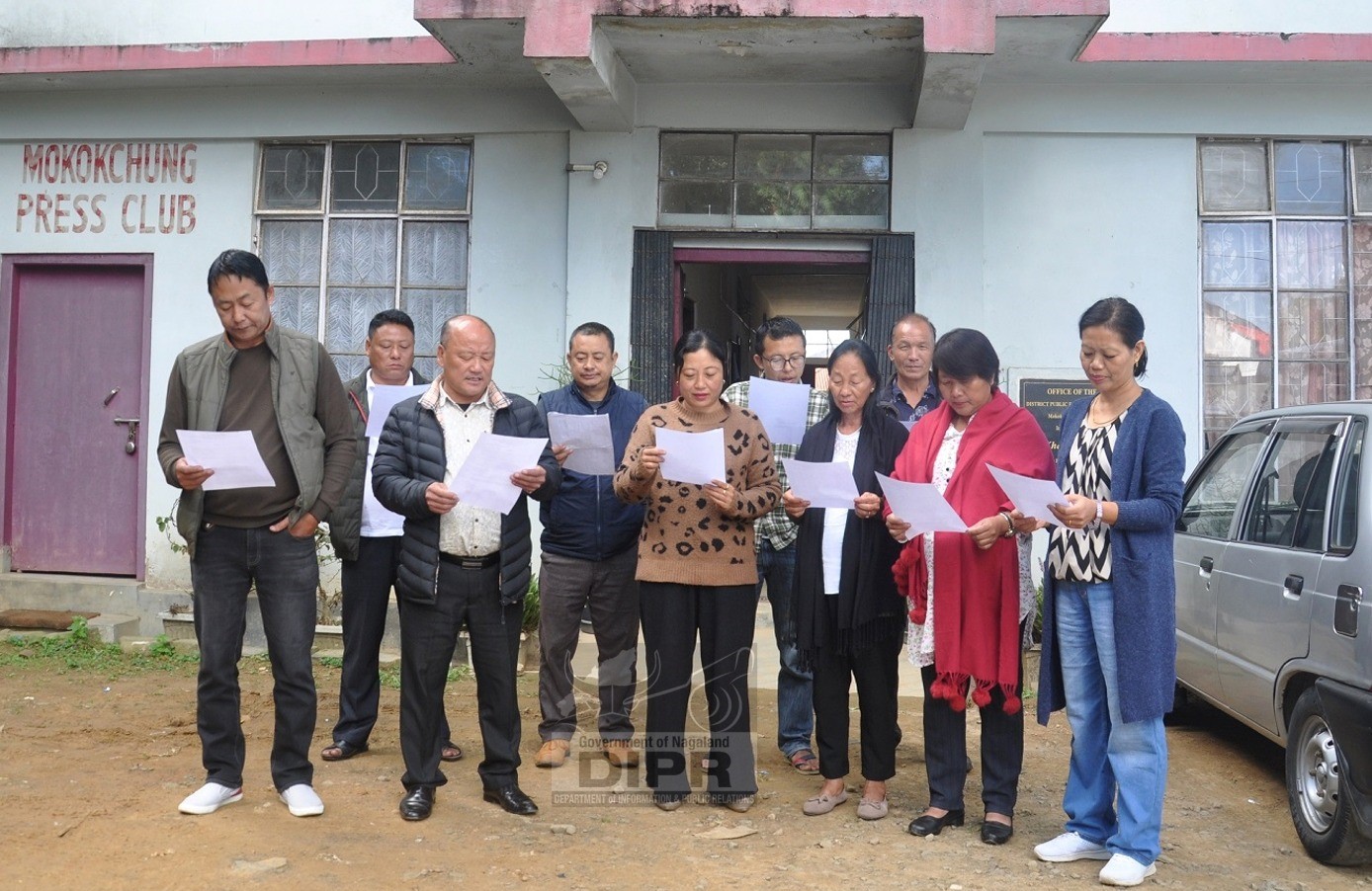 Marking the Constitution Day, DPRO and Staff, Mokokchung read out the Preamble of the Constitution of India on 24th November 2023 (DPRO Mokokchung) 