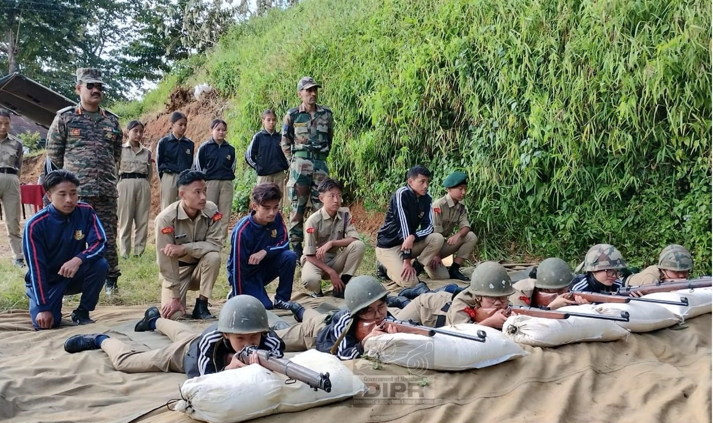 NCC SHOOTING PRACTICE WEEK COMMENCES AT CRPF RANGE IN MOKOKCHUNG