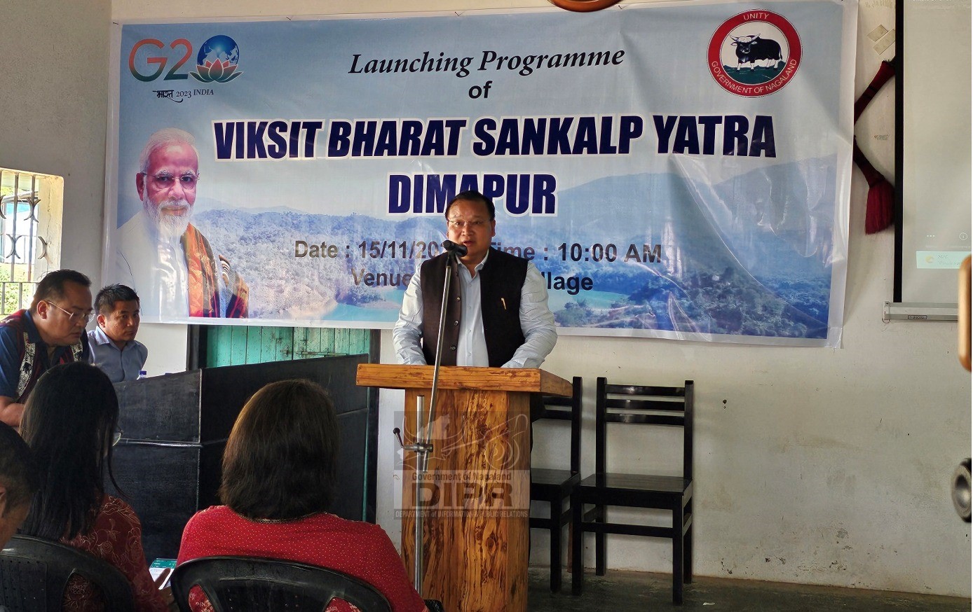 LAUNCH OF VIKSIT BHARAT SANKALP YATRA IN DIMAPUR