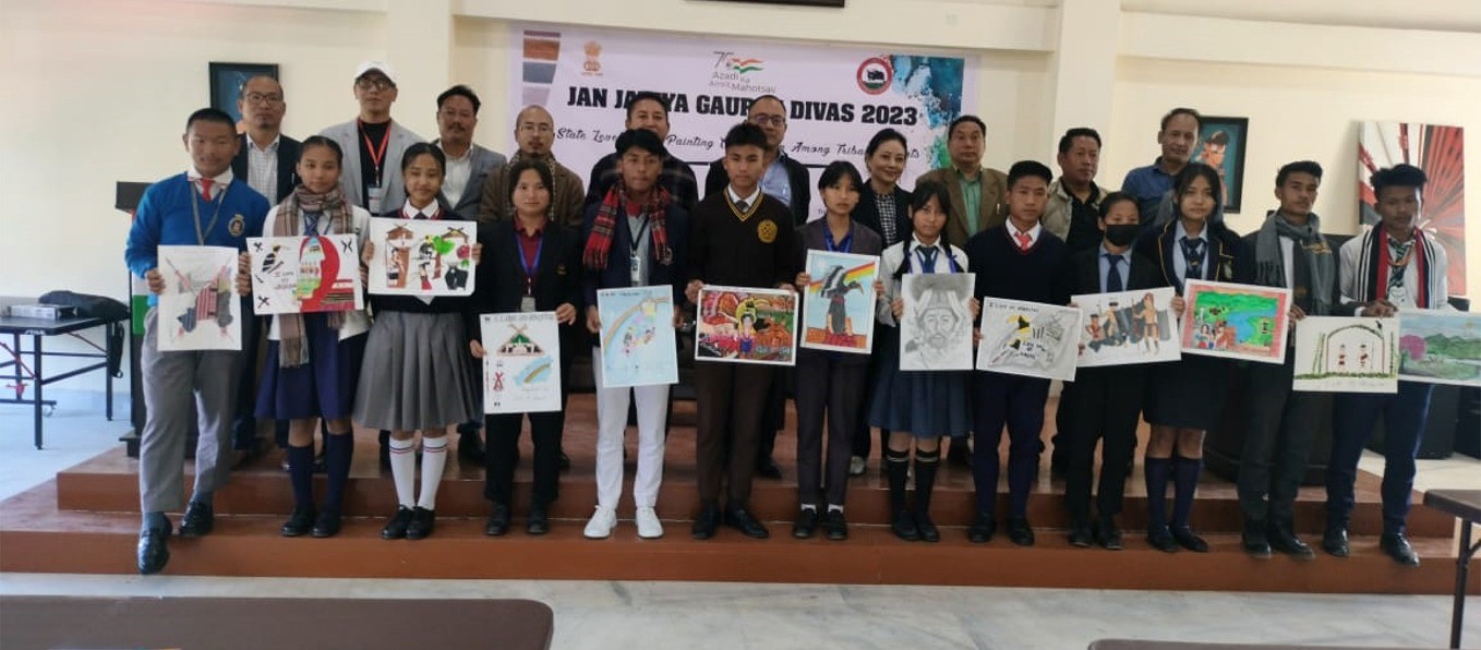 STATE LEVEL TRIBAL PAINTING COMPETITION HELD AT KOHIMA