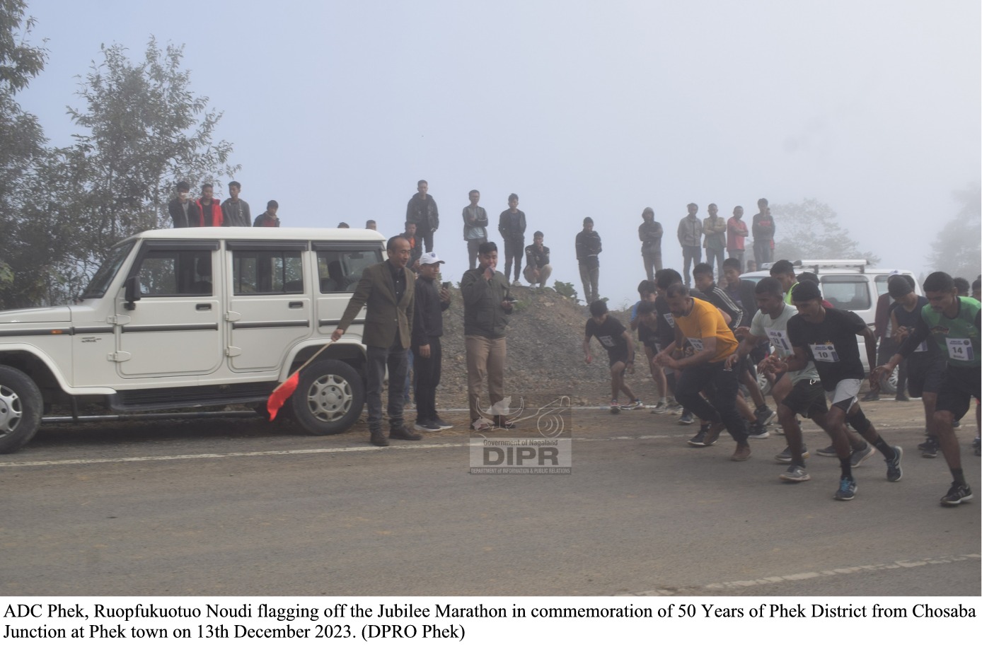 JUBILEE MARATHON MARKS 50 YEARS OF PHEK DISTRICT WITH ENTHUSIASTIC PARTICIPATION