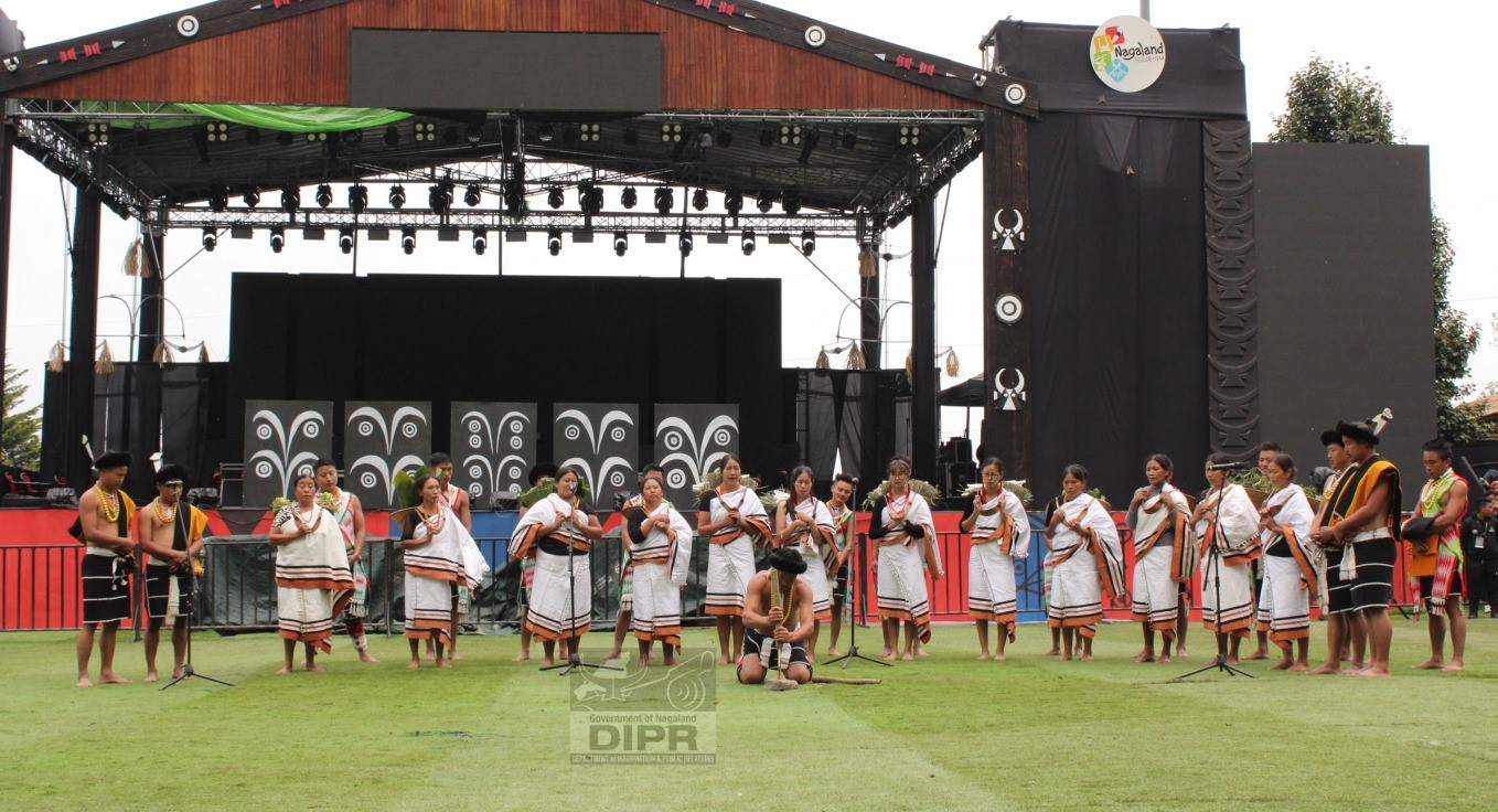 NAGA TRIBES PRESENT CULTURAL DIVERSITY ON THE 10TH DAY OF THE HORNBILL FESTIVAL