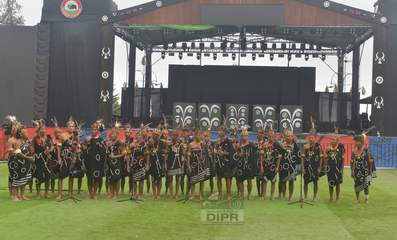 NAGA TRIBES PRESENT CULTURAL DIVERSITY ON THE 10TH DAY OF THE HORNBILL FESTIVAL