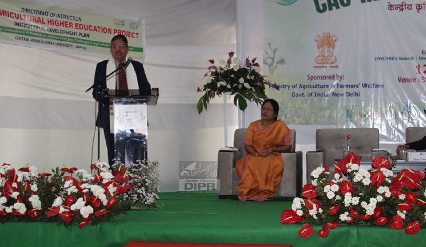 VALEDICTORY FUNCTION OF CAU REGIONAL AGRI FAIR 2023-24 HELD AT CHUMOUKEDIMA