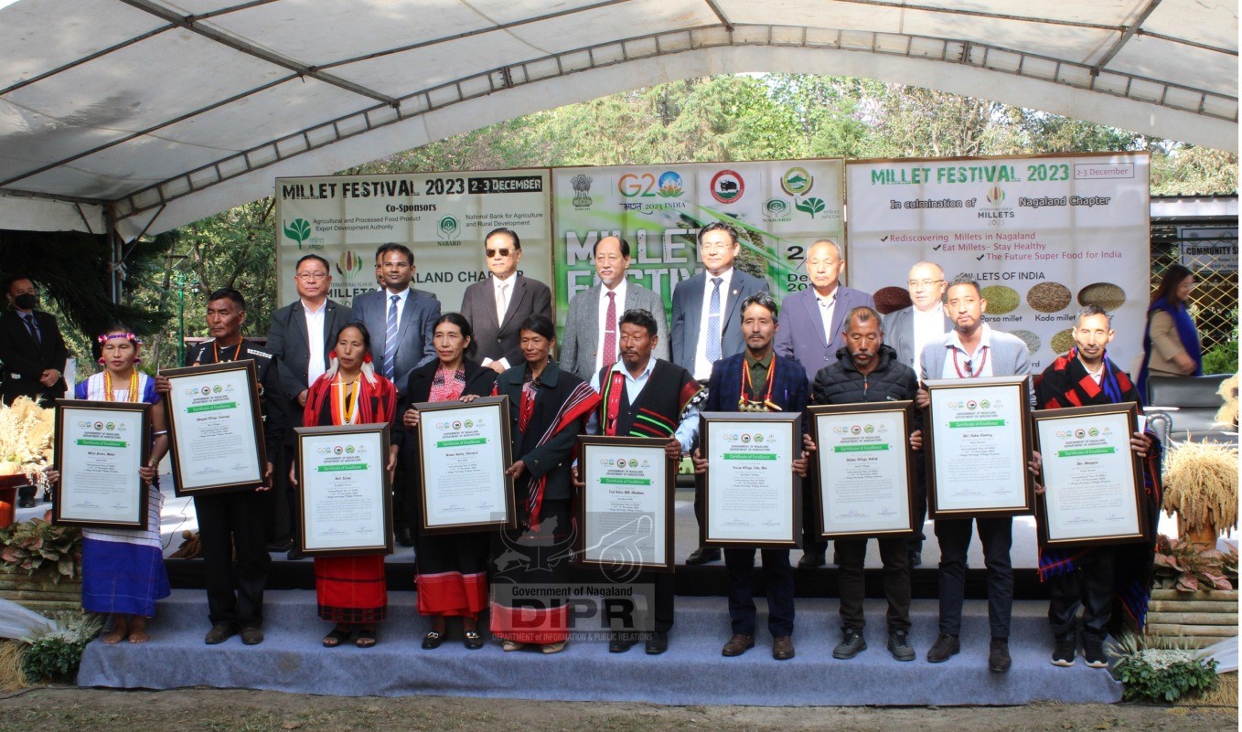 MILLET FESTIVAL 2023 INAUGURATED ON THE 2nd DAY OF THE HORNBILL FESTIVAL