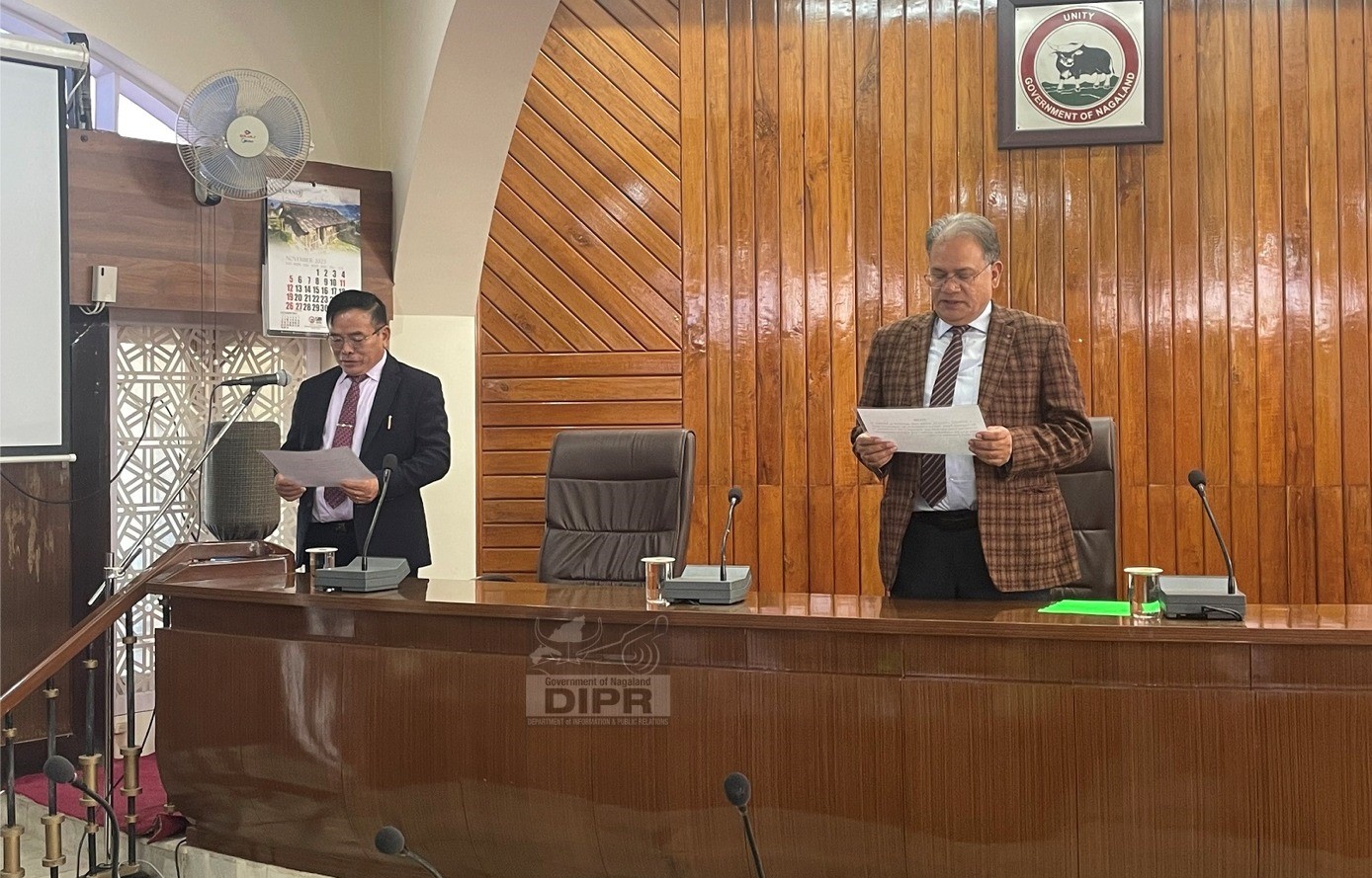 NEPOSO THELUO TAKES OATH AS MEMBER OF NAGALAND PUBLIC SERVICE COMMISSION