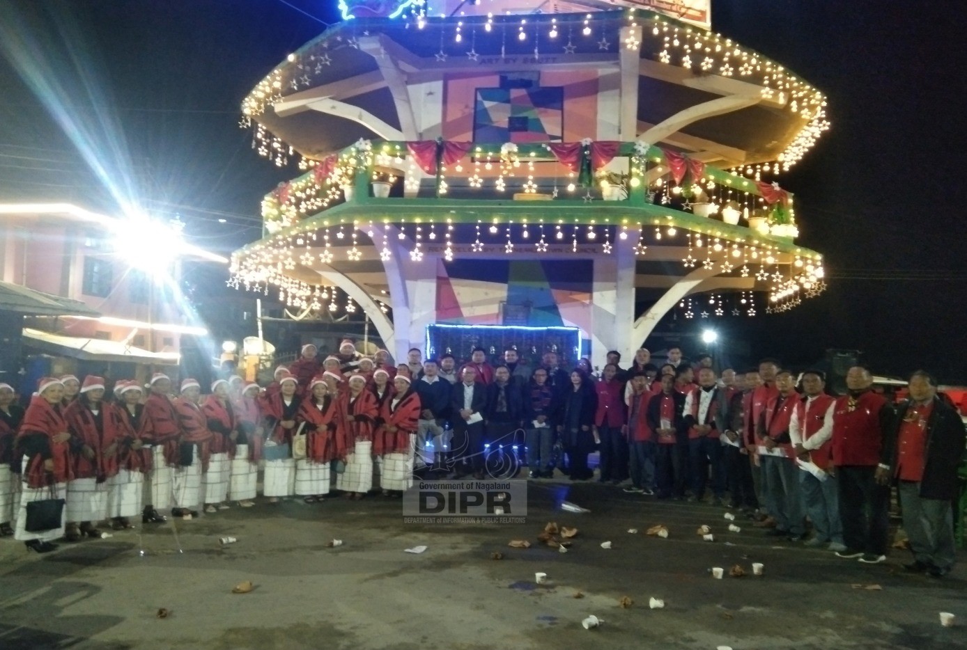 Advent Christmas Programme Unites Tuensang Community at Clock Tower