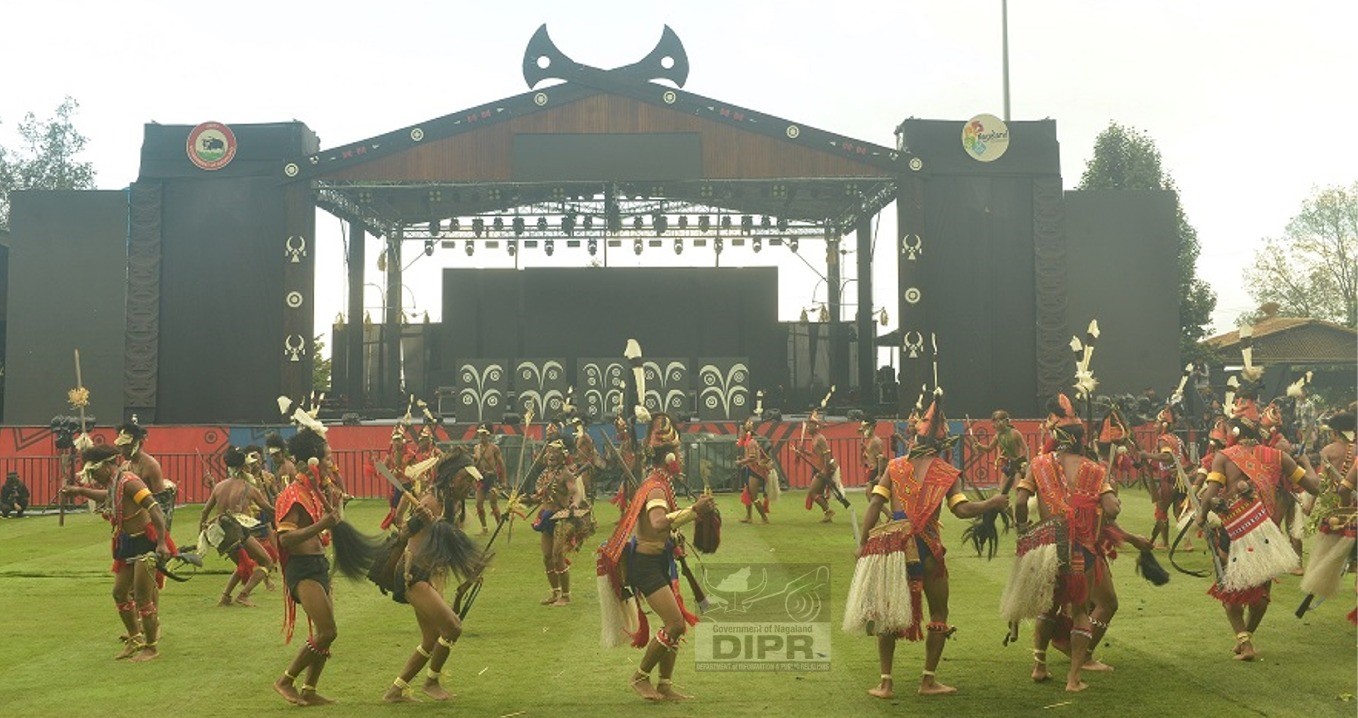 NAGA TRIBES PRESENT CULTURAL DIVERSITY ON THE 10TH DAY OF THE HORNBILL FESTIVAL