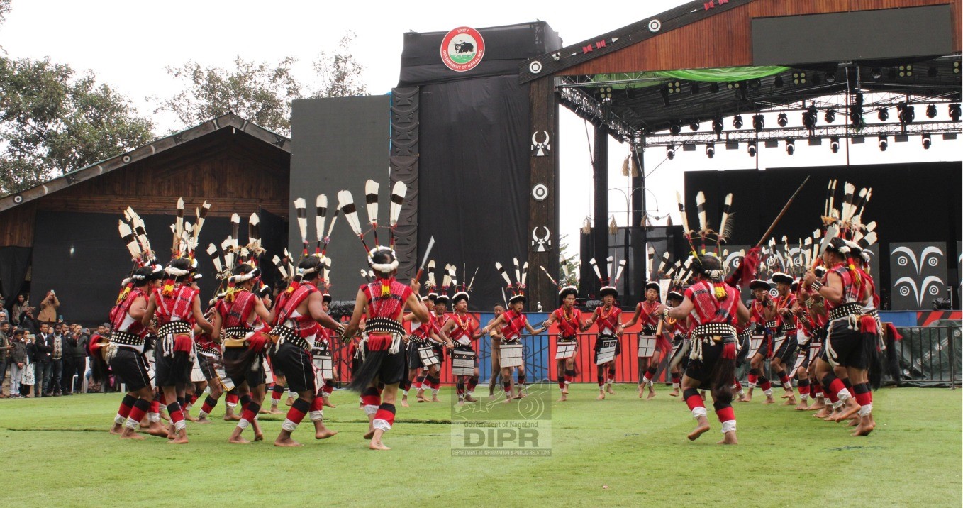 NAGA TRIBES PRESENT CULTURAL DIVERSITY ON THE 10TH DAY OF THE HORNBILL FESTIVAL