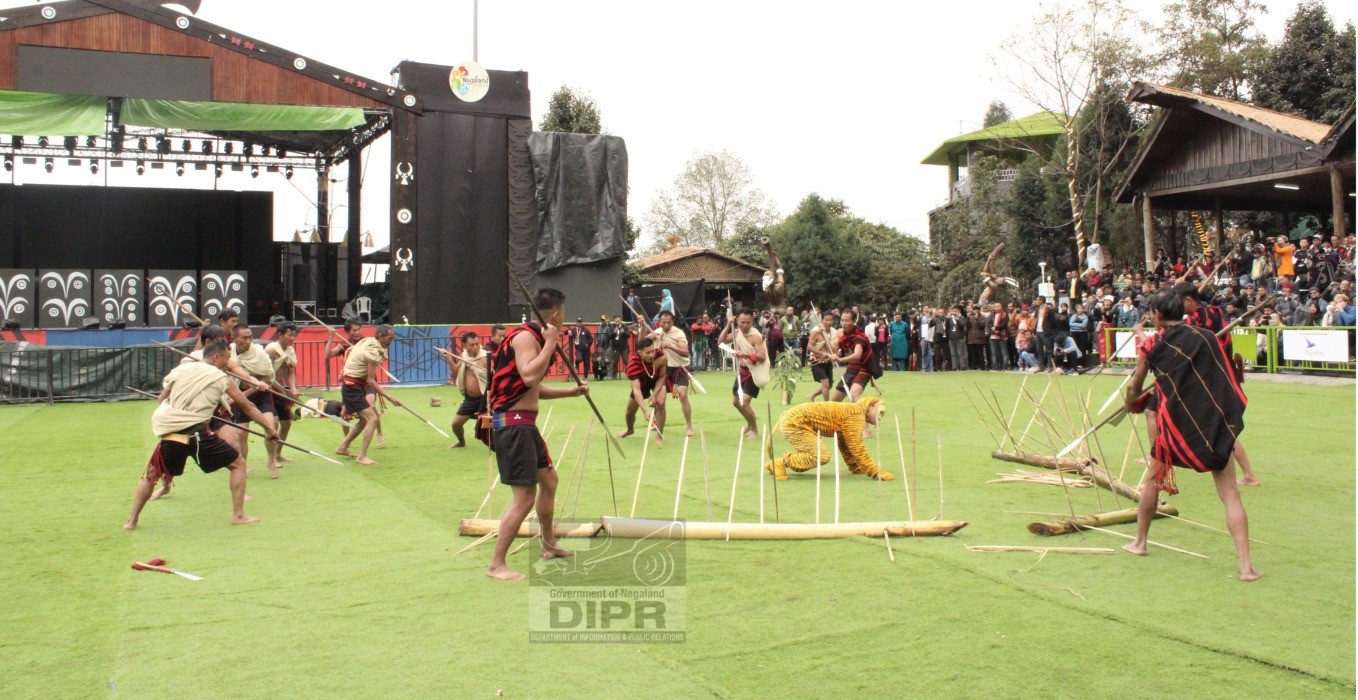 NAGA TRIBES PRESENT CULTURAL DIVERSITY ON THE 9TH DAY OF THE HORNBILL FESTIVAL