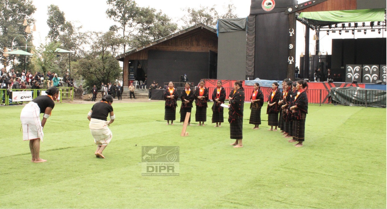 NAGA TRIBES PRESENT CULTURAL DIVERSITY ON THE 9TH DAY OF THE HORNBILL FESTIVAL