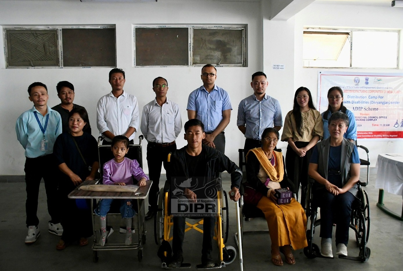 DISTRIBUTION CAMP FOR PERSONS WITH DISABILITIES HELD IN KOHIMA