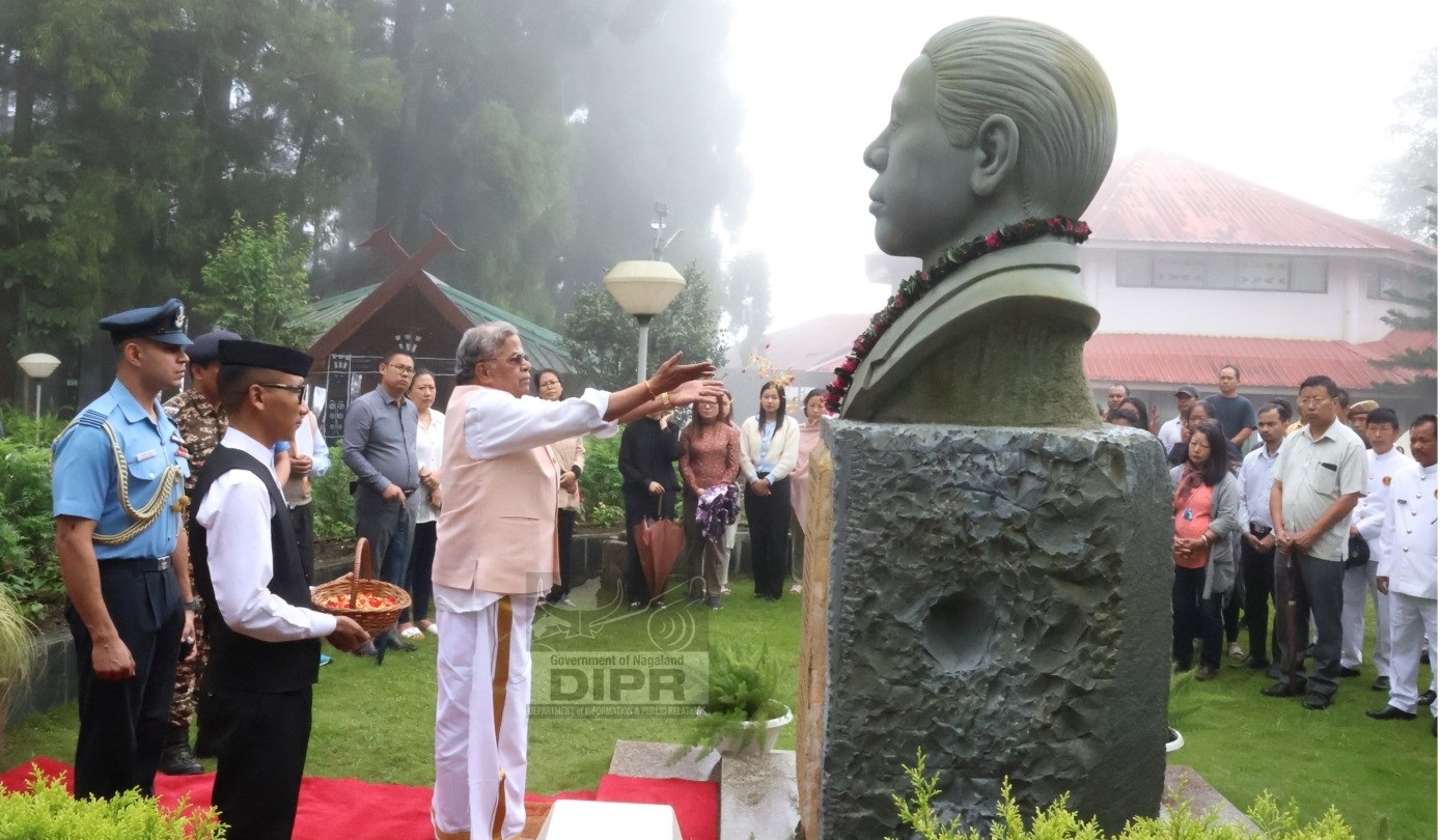 DR IMKONGLIBA AO MARTYRDOM DAY’ OBSERVED AT RAJ BHAVAN, KOHIMA