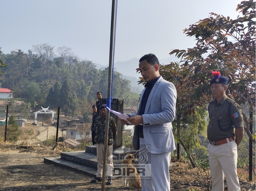 SDO (C), NCHUMTHUNG EZUNG, NCS DELIVERS SPEECH AT 76TH REPUBLIC DAY CELEBRATION