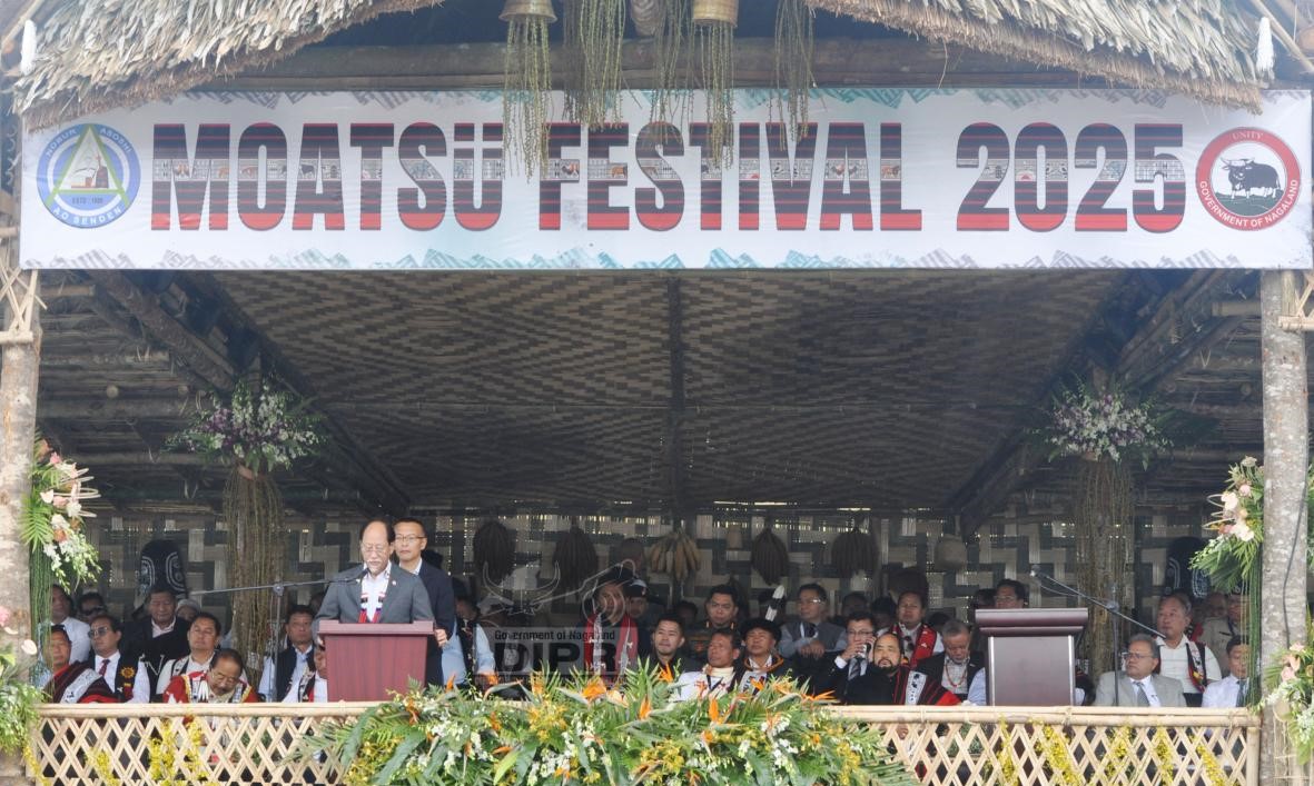 NEIPHIU RIO GRACES THE 2ND DAY OF MOATSU FESTIVAL 2025 CELEBRATIONS AT MOKOKCHUNG