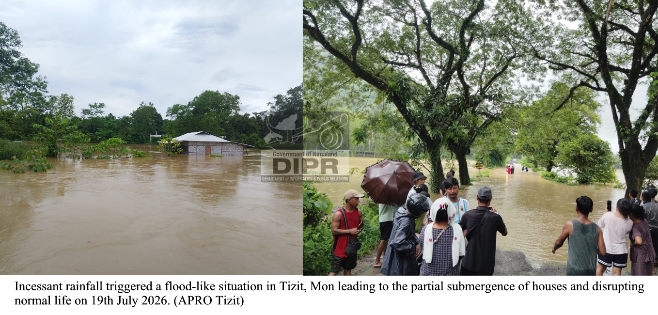 INCESSANT RAINFALL CAUSES FLOOD-LIKE SITUATION IN TIZIT
