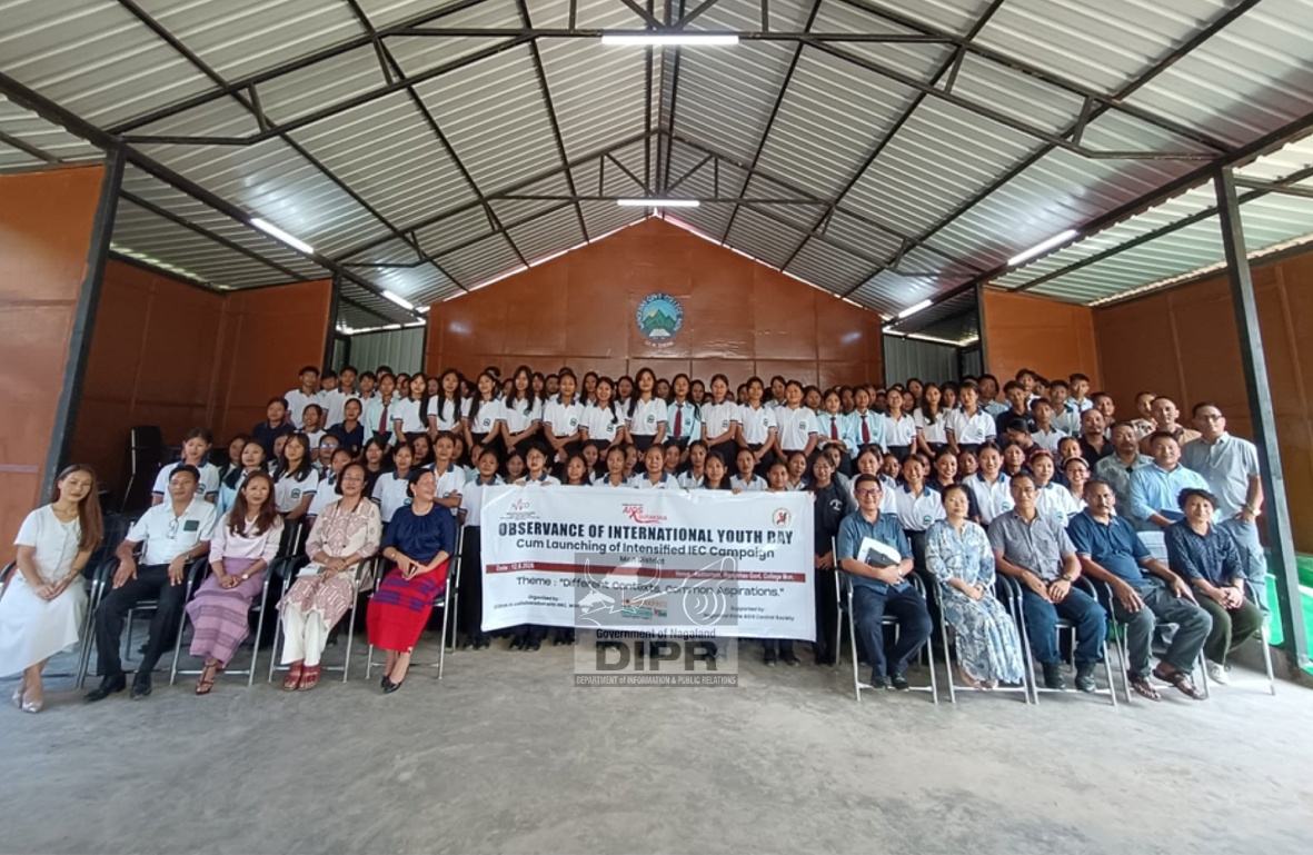 OBSERVATION OF YOUTH DAY-CUM-LAUNCHING OF INTENSIFIED INFORMATION EDUCATION COMMUNICATION (IEC) CAMPAIGN AT MON