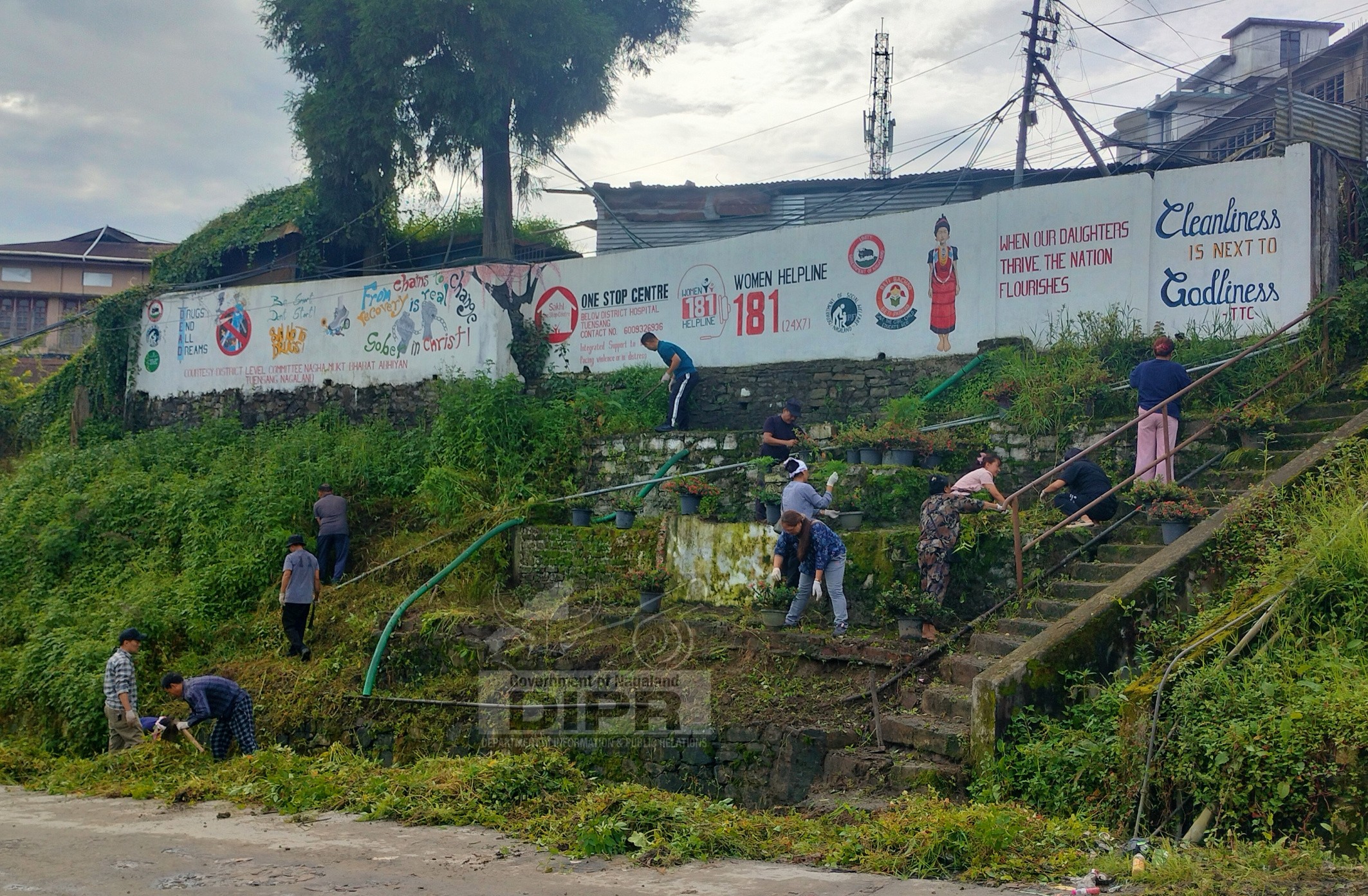 MASS SOCIAL WORK CONDUCTED HELD AT TUENSANG