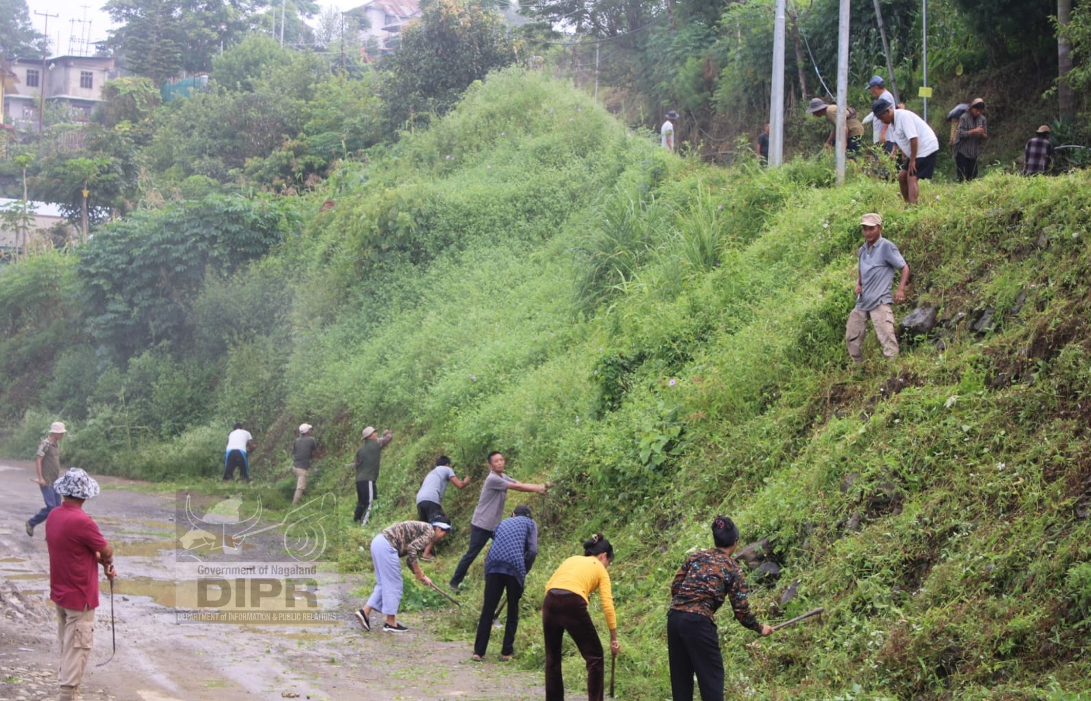 MASS SOCIAL WORK HELD AT KIPHIRE