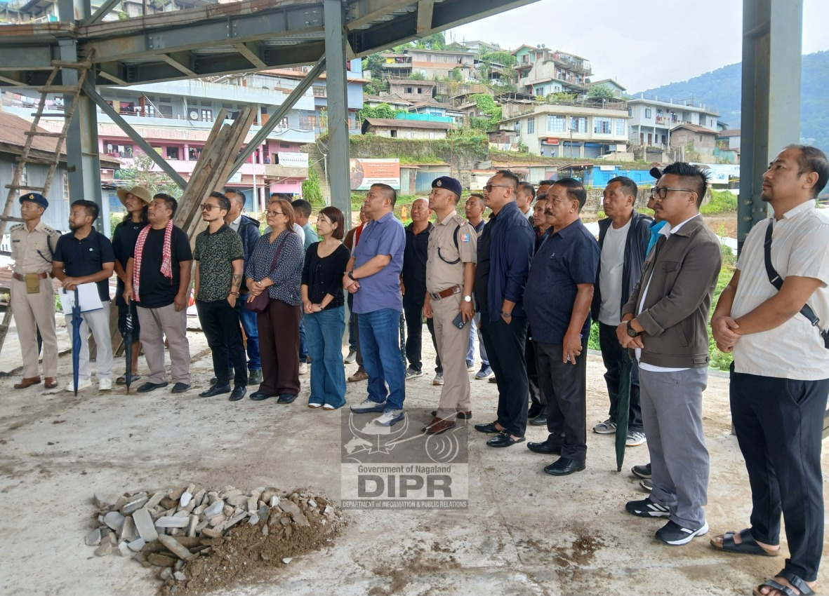 MINISTER P. BASHANGMONGBA CHANG VISITS LANDSLIDES AREAS AT TUENSANG