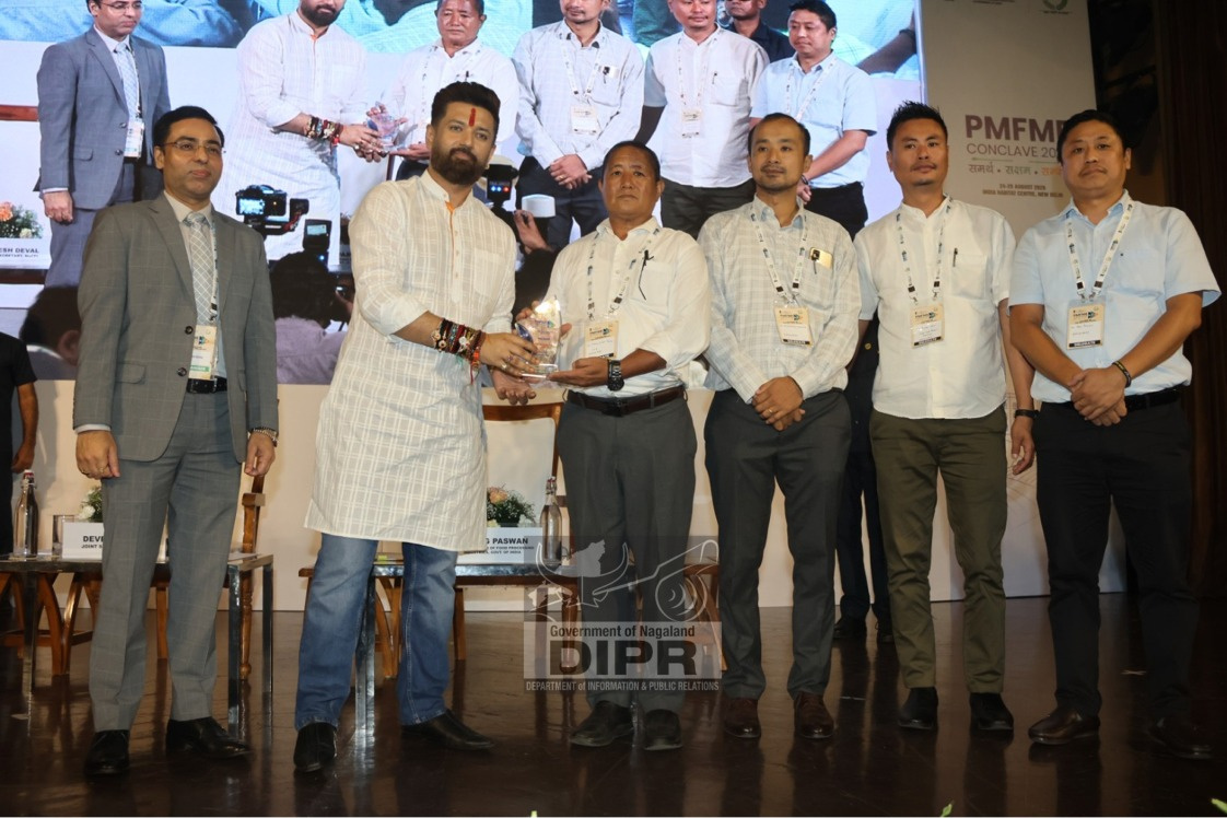 NAGALAND RECEIVES HONOURS AT PRADHAN MANTRI FORMALISATION OF MICRO FOOD PROCESSING ENTERPRISES (PMFME) CONCLAVE 2026