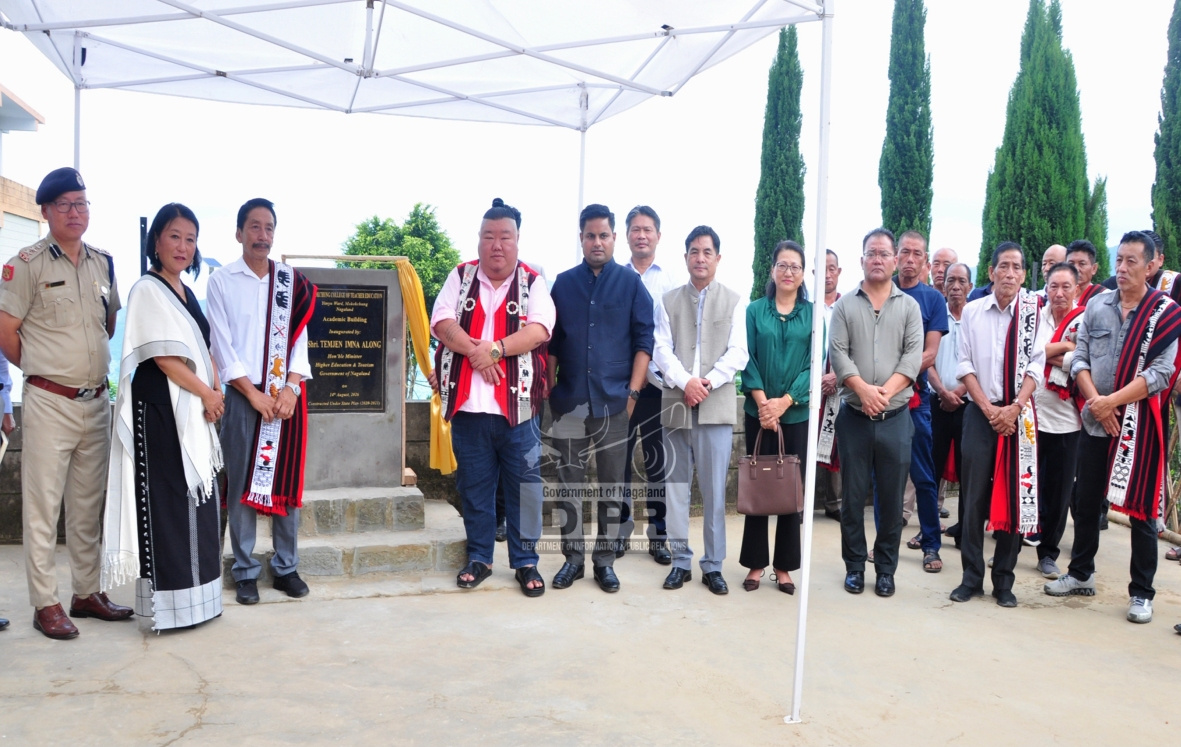 MCTE INAUGURATES NEW ACADEMIC BUILDING: MINISTER TEMJEN IMNA ALONG CALLS IT AN ACHIEVEMENT FOR NAGALAND