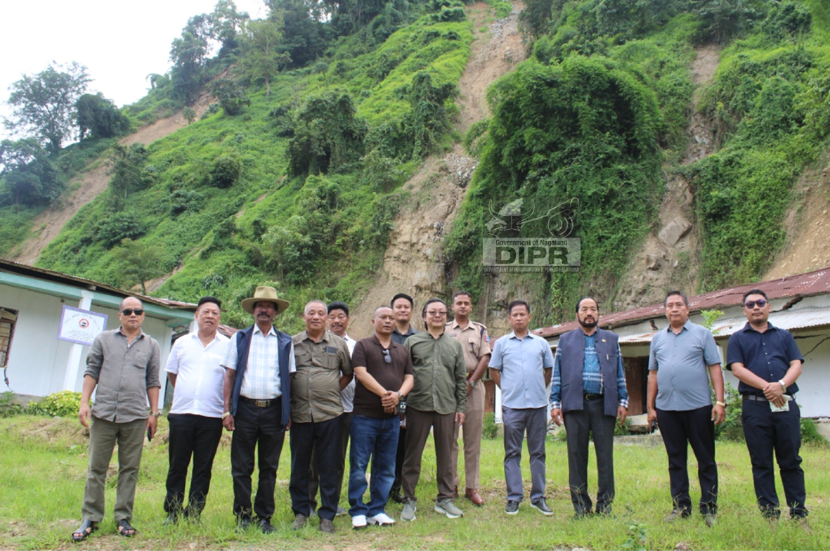 DY. CM. Y. PATTON VISITS LANDSLIDE AFFECTED AREAS AT MON