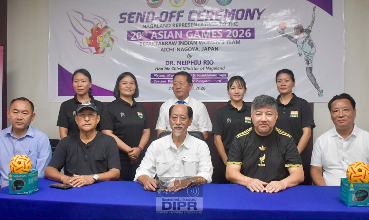 CM MEETS NAGALAND SEPAKTAKRAW PLAYERS, COACHES SELECTED FOR ASIAN GAMES