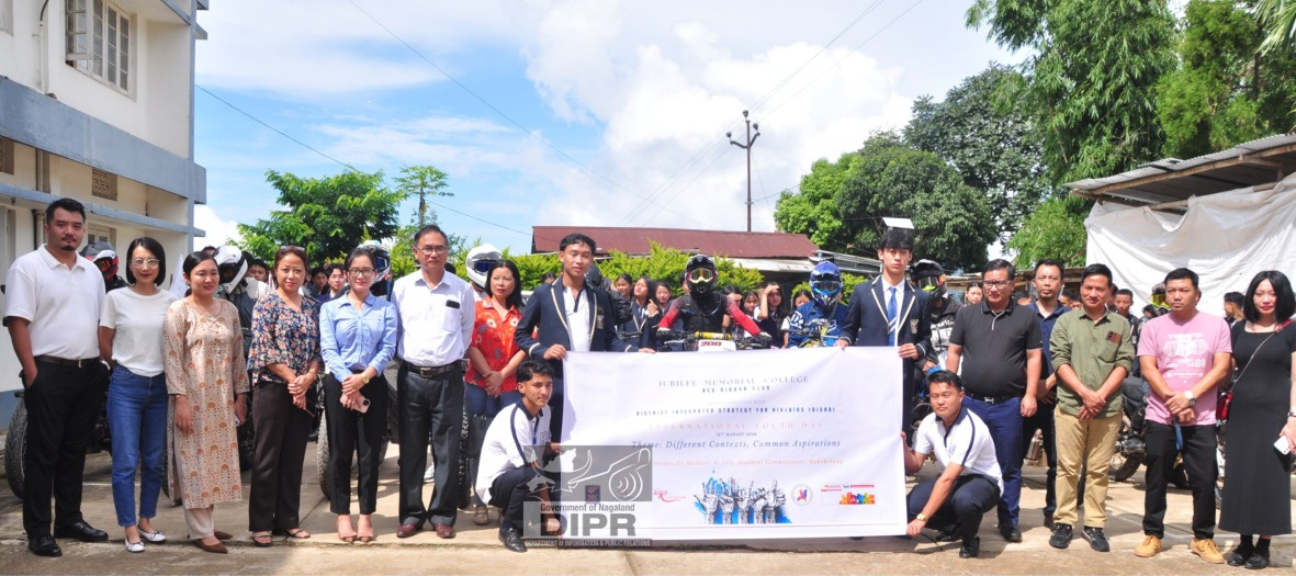 JUBILEE MEMORIAL COLLEGE AND DISHA JOINTLY CELEBRATES INTERNATIONAL YOUTH DAY IN MOKOKCHUNG