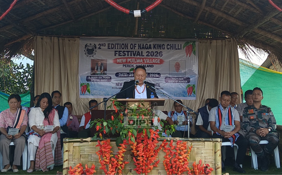 2ND EDITION OF NAGA KING CHILLI FESTIVAL HELD AT NEW PUILWA VILLAGE, PEREN