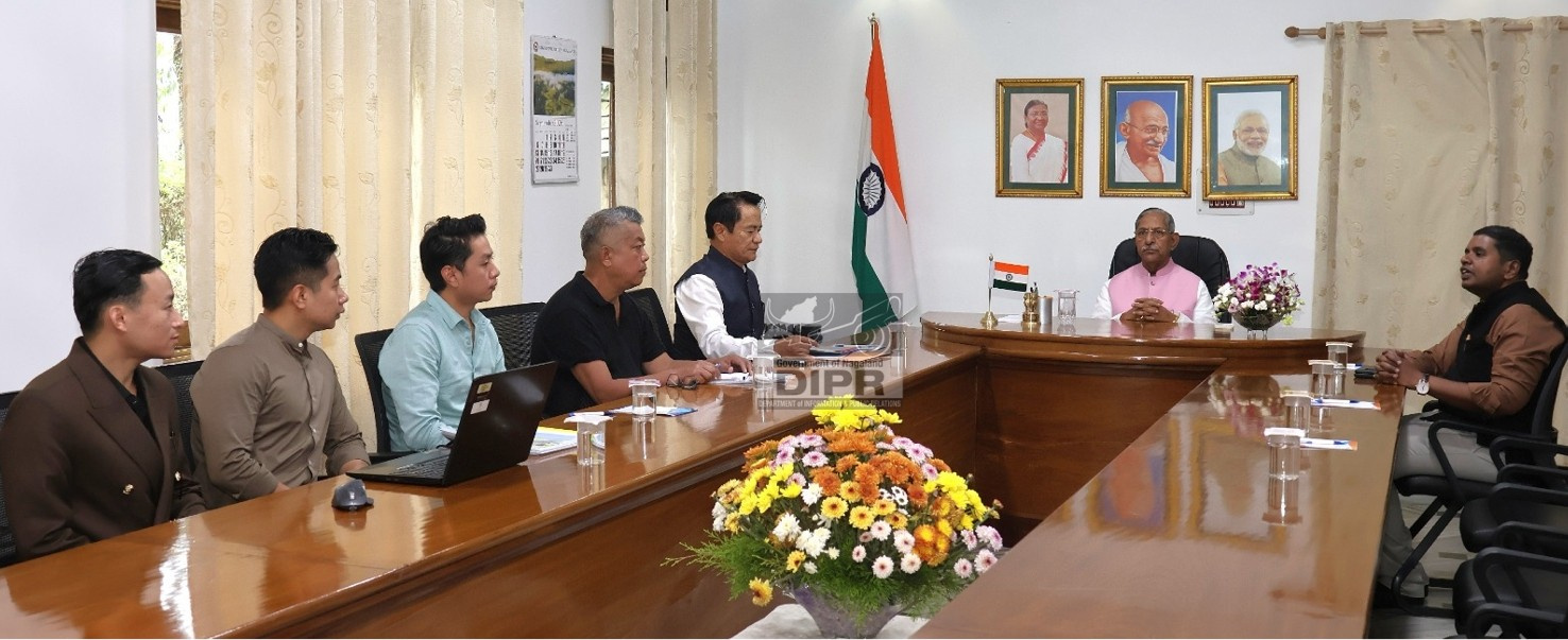 GOVERNOR REVIEWS PROGRESS OF KOHIMA SMART CITY PROJECTS