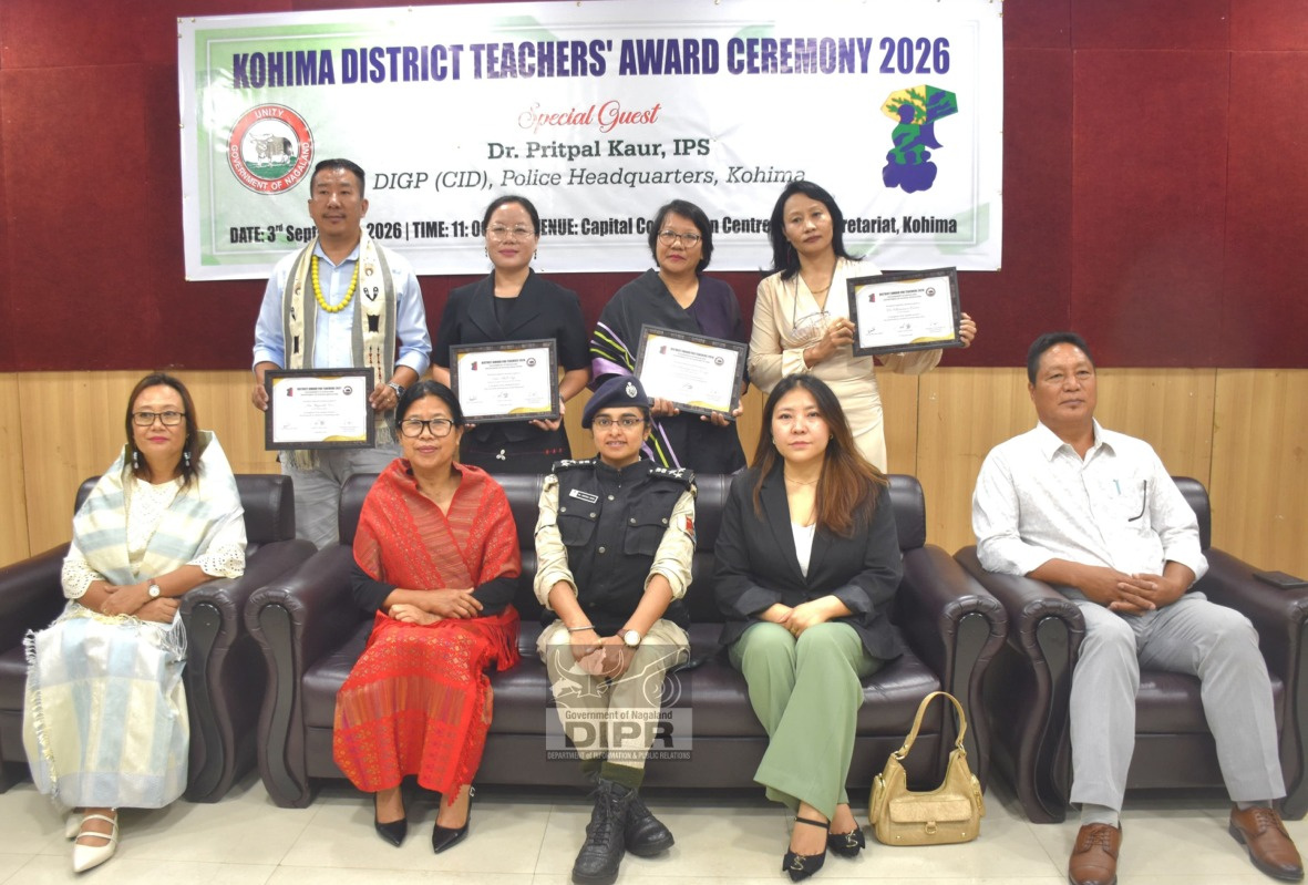 KOHIMA DISTRICT TEACHERS’ AWARD CEREMONY 2026 HELD