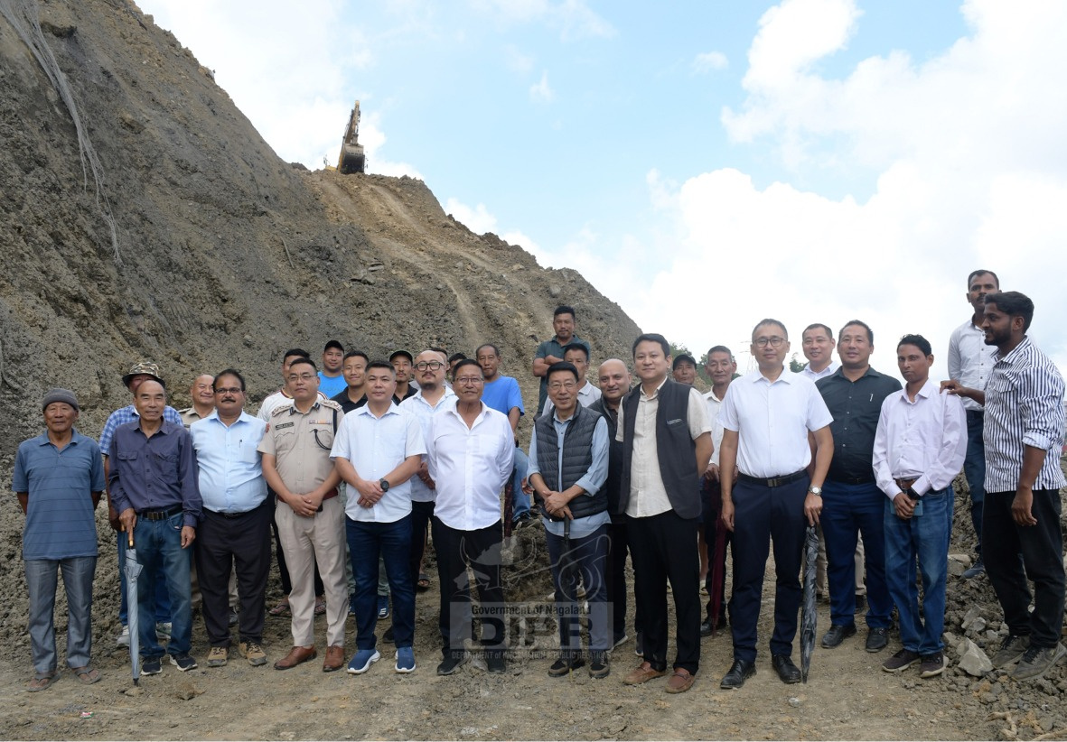 JOINT INSPECTION OF NH-2 LANDSLIDE RESTORATION WORK AT PHESAMA