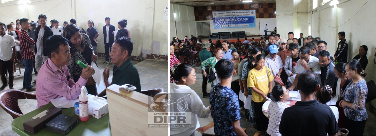 MEDICAL CAMP FOR PERSONS WITH DISABILITIES HELD AT ZUNHEBOTO
