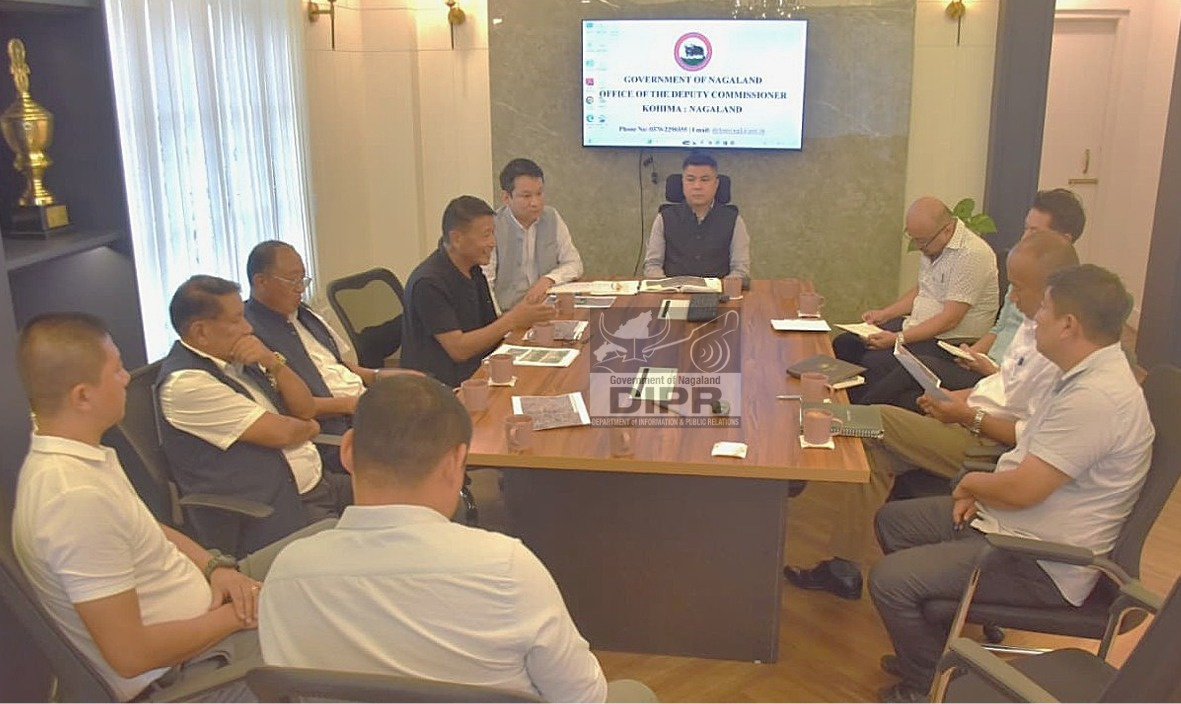 MEETING REVIEWS ROAD CONNECTIVITY AFFECTED BY LANDSLIDE AT KEWHITSÜTUO MODEL