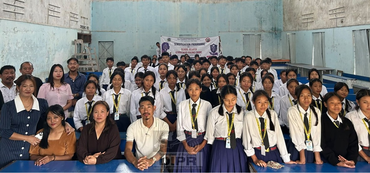 SENSITIZATION PROGRAMME ON SCHOOL-RELATED GENDER-BASED VIOLENCE HELD AT LONGLENG