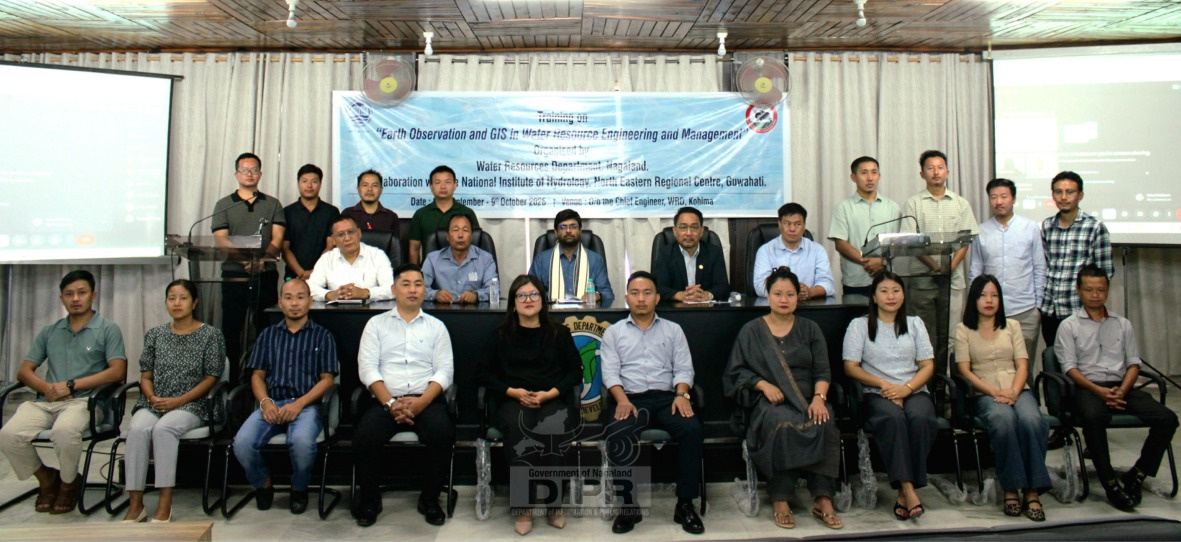 TRAINING ON ‘EARTH OBSERVATION AND GIS’ UNDERWAY IN KOHIMA