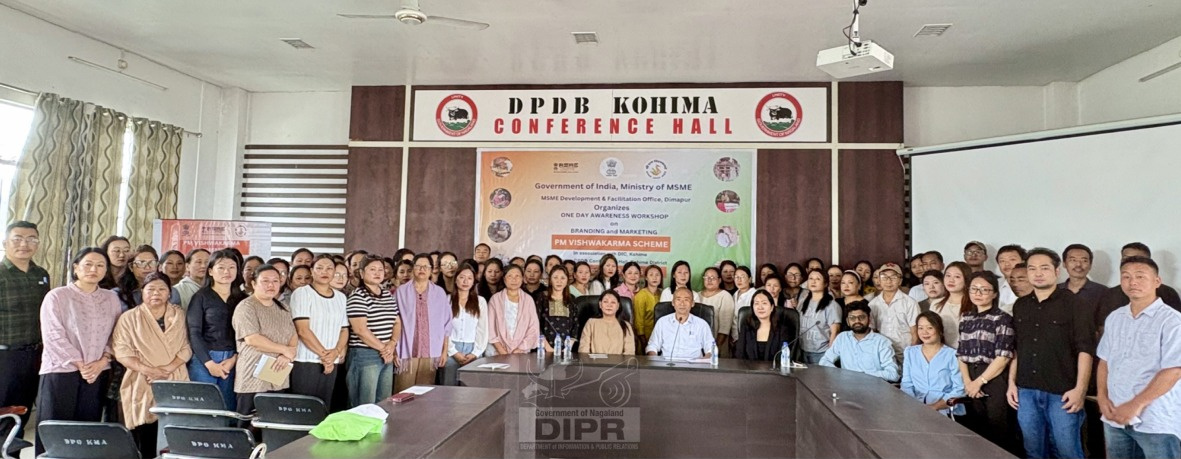 ONE-DAY AWARENESS WORKSHOP ON BRANDING AND MARKETING UNDER PM VISHWAKARMA SCHEME HELD IN KOHIMA