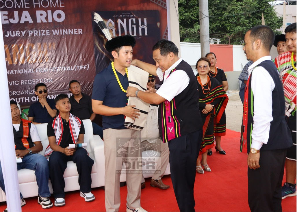 TIFF PLATFORM JURY PRIZE WINNER, THEJA RIO FELICITATED AT CHUMOUKEDIMA