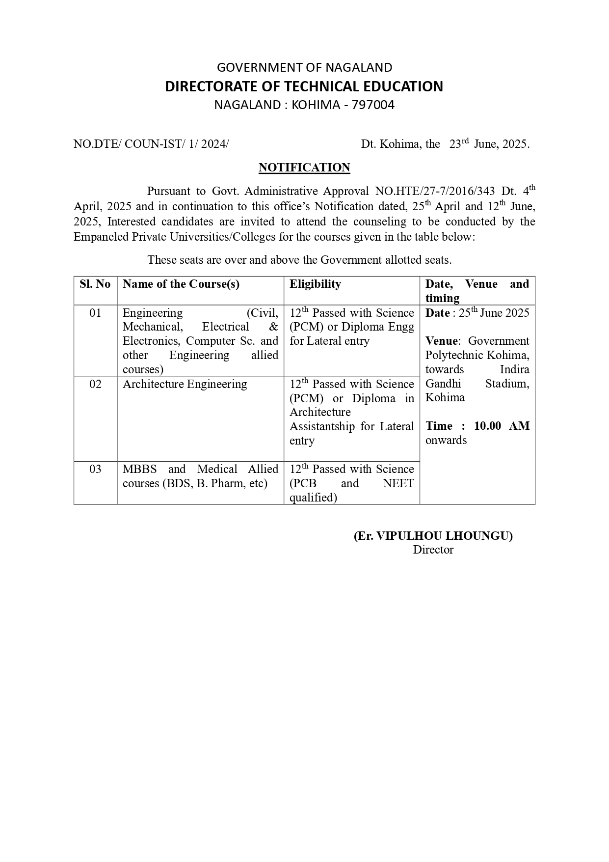 Notification-Technical-education