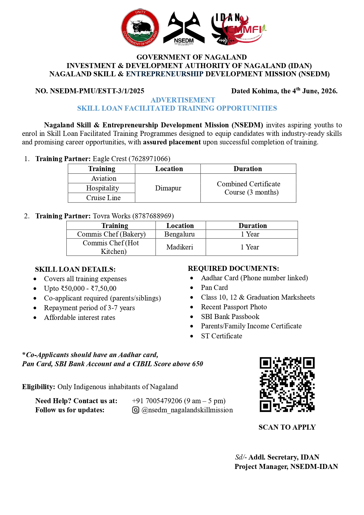 Advertisement: NSEDM